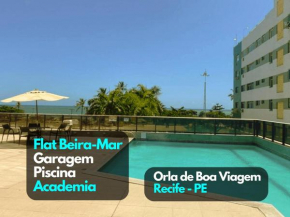 Flat Beira Mar academia piscina Boa Viagem Recife - Com Café da Manhã opcional